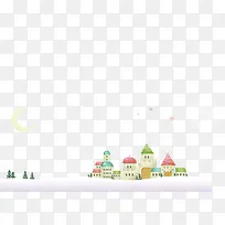 大雪冬季矢量严冬