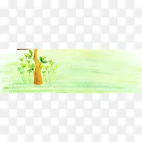 梦幻清新手绘卡通背景