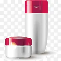 手绘化妆品矢量图
