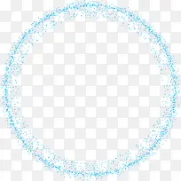 蓝色的圆环