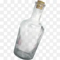 玻璃瓶水瓶素材免抠