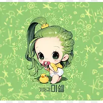 少女动漫韩潮可爱卡哇伊素材