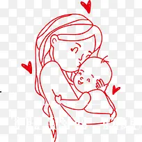 妈妈插画