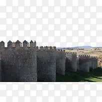 旅游景区阿维拉古城墙