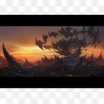 蝙蝠山恐怖玄幻宣传