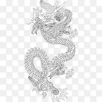 手绘中国龙
