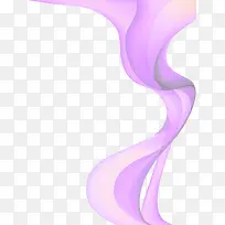 紫色漂浮S曲线