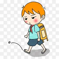 卡通学生