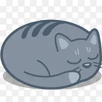懒猫萌猫睡觉PNG图标