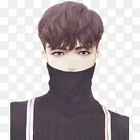 手绘男生