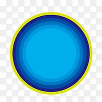 蓝色圆形渐变图案