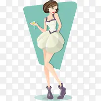 矢量时尚美女