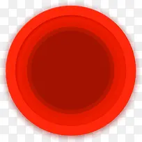 红色分层圆形设计