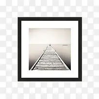 手绘艺术图片中堂画素描