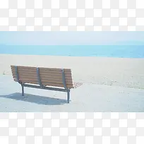 海洋沙滩长椅惬意