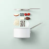 厨房食物锅子海报背景