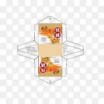 核桃包装展开效果图