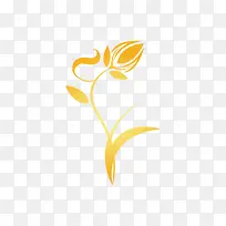 金色花纹花边