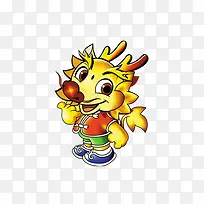 手绘可爱龙