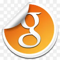 橙色LOGO设计G标志图标