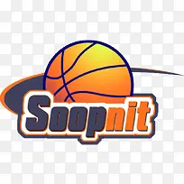 篮球元素logo设计