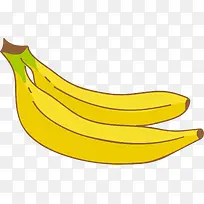卡通手绘香蕉