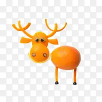 创意橘子小鹿
