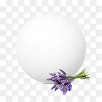 白色浴球