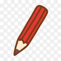 萌版红色铅笔
