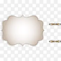 花纹欧式装扮虚线