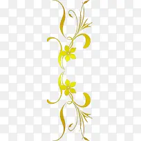 欧式高贵金色花纹