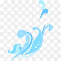 水水花浪花动态水花