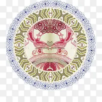 矢量民族风花纹
