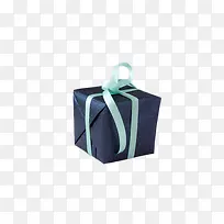 深蓝色的礼物盒