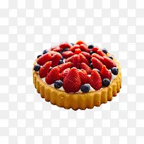 草莓蓝莓黄油蛋糕