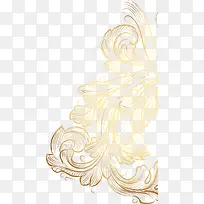 金色花纹PNG