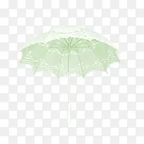 蕾丝雨伞元素