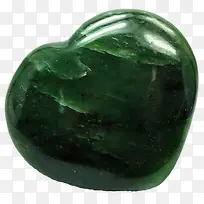 绿色桃心玉原石