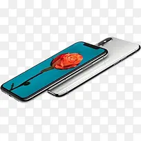 iPhone X高清机型免扣侧卧素材