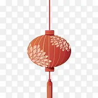 春节红色 灯笼 装饰