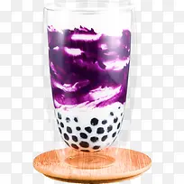 紫薯奶茶冬季热饮