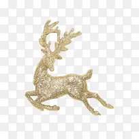 圣诞素材-金色麋鹿