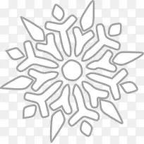 种类一雪花素材