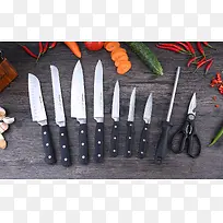 刀 菜刀 厨房刀具套装 切菜