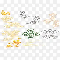 中国风、祥云