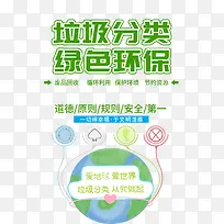垃圾分类绿色环保爱护环境文明城市