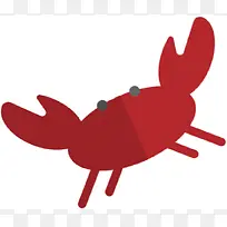 红色的螃蟹