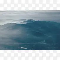 高清摄影高山云朵环境渲染效果