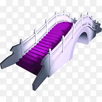 紫色七夕桥梁
