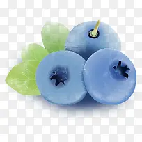 美味水果蓝莓元素